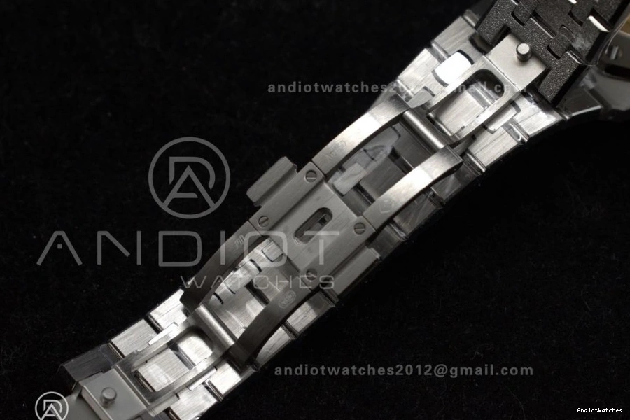 Oak Affordable 1:1 Textured 1033 15454 SS Frosted Super White SA3120 Bracelet Dial SS Edition APSF Royal Best Clone 37mm On 0713